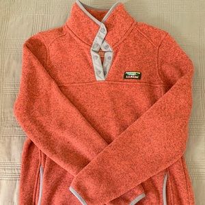 LLBean sweater fleece pullover